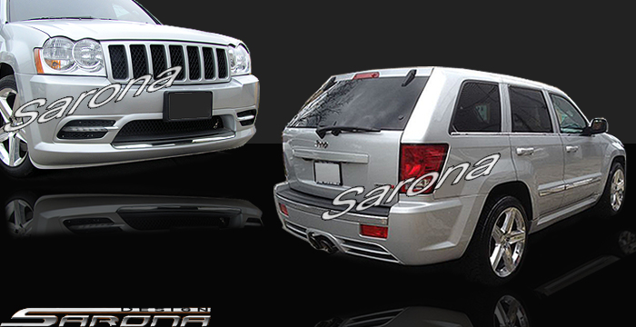 Front Bumper Cover For 2005-2007 Jeep Grand Cherokee – Primed – FitParts
